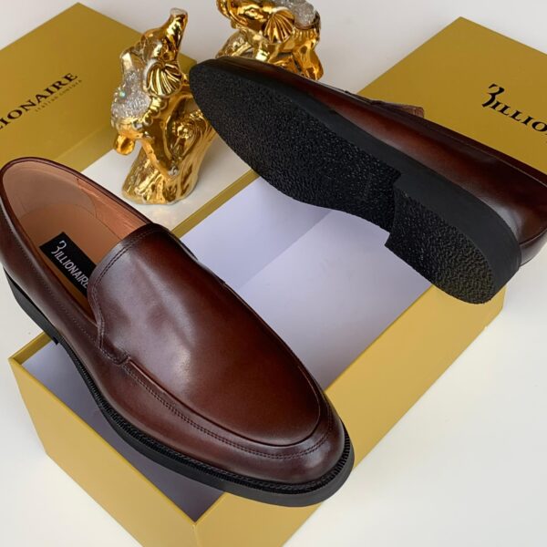 Billionaire Italian Couture Loafers – Brown Leather