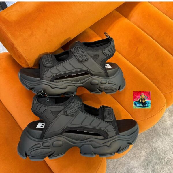Buffalo Binary 0 Track Sandals – Black