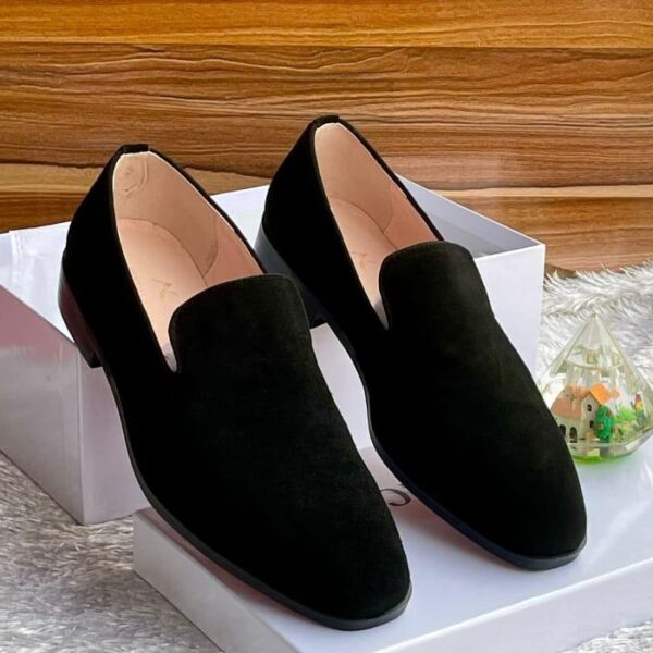 Christian Louboutin Dandelion Suede Loafers – Black