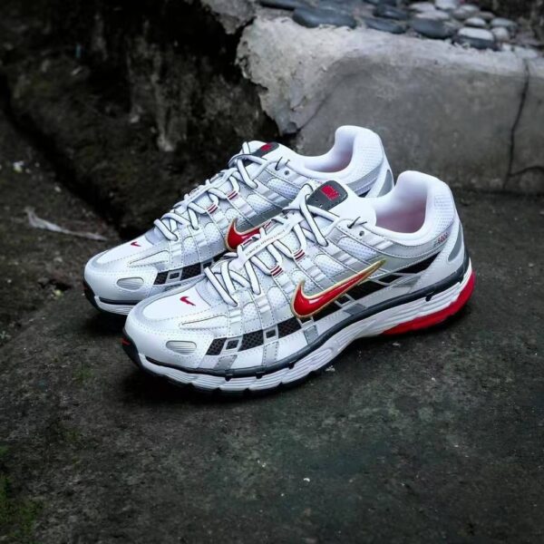 Nike P-6000 Sneakers – Platinum / Varsity Red
