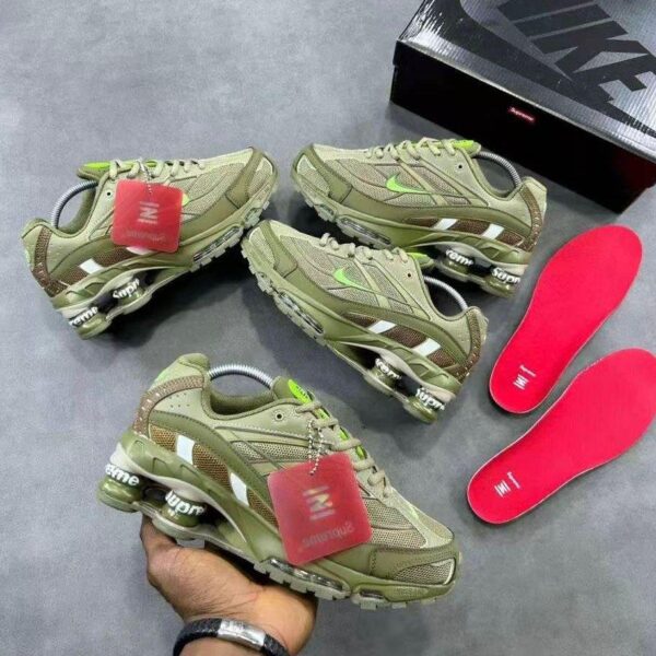 Nike Shox Ride 2 SP Supreme – Neutral Olive / Electric Green / Pilgrim
