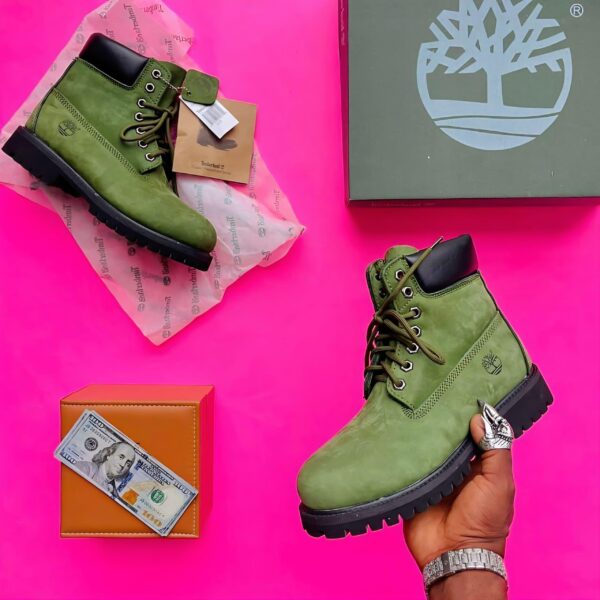 Timberland 6-Inch Premium Boots – Olive Green (Pesto)