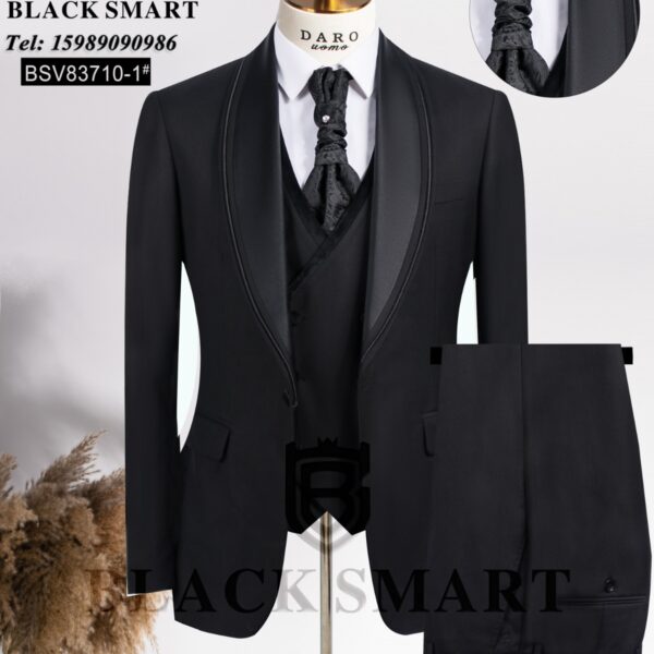 Daro Black 3-Piece Tuxedo Suit
