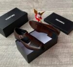 Men’s Black Leather Sandals