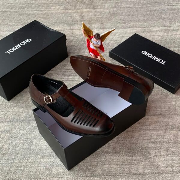 Men’s Black Leather Sandals