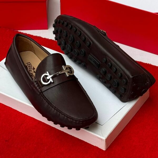 Salvatore Ferragamo Gancini Driving Loafers