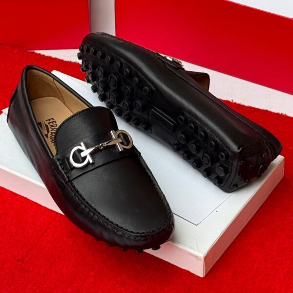 Salvatore Ferragamo Gancini Driving Loafers